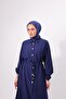 Premium Quality Strawberry Fabric Waist Gathered Tunic Trousers Double Set - 2