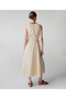 Contrast Collar Poplin Dress - 6