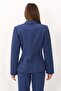 Shawl Collar Double-Breasted Model Jacket-Indigo - 1182100 - 2