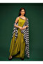 Pleated dress Cape set