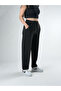 Grass Detailed Lycra Black Women's Trousers Coc2835 - 3