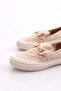 Pm373-K2001 Women's Loafer Shoes with Metal Accessories - 4