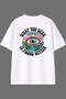 What You Design White Oversize T-Shirt with Back Print