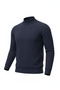 Men's Half Turtleneck Solid Sweater - 4