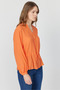 Women's Judge Collar Tie-Waist Blouse - 2