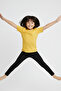 Yellow Kids T-Shirt - Unisex Cotton Short Sleeve Casual Basic Kids T-Shirt - 6
