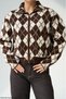 Women's Zippered Hooded Knitwear Cardigan - 3