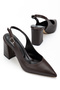 Bitter Brown Heeled Women's Classic Shoes - 3