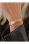 Stone Heart Wicker Model Choker Style Delicate Cuff Bracelet - 4