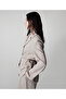 Striped Jacquard Belted Blazer - 5