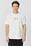 Men's Textured Text Detail T-Shirt - 2