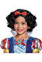Snow White Wig with Red Bow - 2
