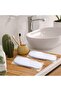 Disposable Slippers - 12 Pairs, Closed-Toe White Fluffy Spa Hotel Guest Slippers - 6