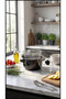 22 cm Enamel Frying Pan |   Black