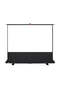 Portable Pull-Up Floor Projector Screen 100 inch – Compact, Lightweight with Stable Floor Base