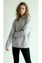 Unisex Comfortable Cut Cotton Soft Textured Basic Patterned Hooded Sweatshirt with Fleece Inside - 4