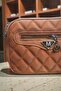 Women's Quilted Crossbody Bag Waterproof Buzzy Fabric Zippered 3 Compartment Shoulder Bag - 4