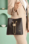Women's Long Crossbody Bag with 3 Compartments, Shoulder & Hand Bag (24X17 cm) - 7