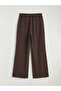 Lcw modest brown elastic waist modal blend women's pants - 3