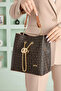 Women's Long Crossbody Bag with 3 Compartments, Shoulder & Hand Bag (24X17 cm)
