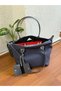 Casual Large Size Women's Shoulder Bag with Card Holder Detail - 5