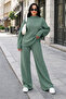 mock neck knit set - 5