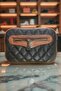 Women's Quilted Crossbody Bag Waterproof Buzzy Fabric Zippered 3 Compartment Shoulder Bag - 5