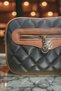 Women's Quilted Crossbody Bag Waterproof Buzzy Fabric Zippered 3 Compartment Shoulder Bag - 6