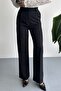 Women's Palazzo Trousers Oversize Original Cut - High Waist Wide Leg Office and Casual Chic - 7