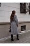 Striped Belted Cashmere Coat - 6