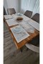 Linen Textured Luxury French Lace American Set - 8 Person, 9 Pieces - 2