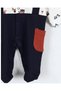 Baby Boy Seasonal Construction Machinery Bucket Printed Salopet Look 0-3 / 3-6 Months Newborn Overalls - 4