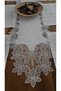 Linen Textured Luxury French Lace American Set - 8 Person, 9 Pieces - 3