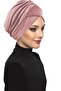 Velvet Cardigan Lined Powder Ready Turban Hijab Bonnet Suitable for Medical Use - 5