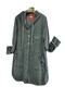 Plus Size Women's Washable Hooded Denim Trench Coat - 3