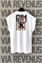 Gym Rat Back Printed Zero Sleeve 100% Cotton Sports Tshirt