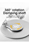 High Quality Metal Foldable 360 Rotatable Non-Slip Base Phone Holder Desktop Tablet Stand - 2