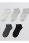 Esvab • Modern & Distinctive Women's Plain Booties Socks 5-Pack - 2