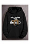Unisex Engery Loading Printed Hooded Sweatshirt