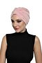 Zeni Handcrafted Embroidered Lined Ready-To-Wear Turban Hijab Cap - 4