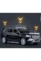Benz Maybach Gls 600 Suv Doors with Light and Sound Hood Trunk Opens 1-24 Black - 6