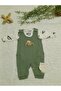 Car Embroidered Patterned Pocketed Corduroy Baby Boy Overalls Salopet Bahçıvan 3Month,6Month,9Month - 4