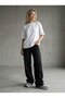 Jalıca High Waist Wide Leg Mid Indigo Jean Pants