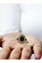 Natural Stone Onyx Natural Stone Antique Adjustable Antique Women's Ring Euy91O - 3