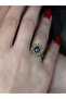 Natural Stone Amethyst Natural Stone Antique Adjustable Women's Ring Euy91Amt
