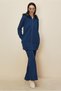 Fur Detail Pants Suit 45217