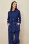 Pants and Belted Track Suit Set 45245 - 2
