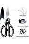 Luxury Stainless Steel Ultra-Sharp Kitchen Scissors Multi-Purpose Fish Meat Vegetable Scissors - 3