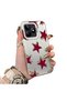 Realme Note 50 4g Compatible Hard Acrylic Back Silicone Edge Lens Protection Five Star Pattern Case