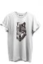 White Unisex Cotton Printed Oversized T-Shirt